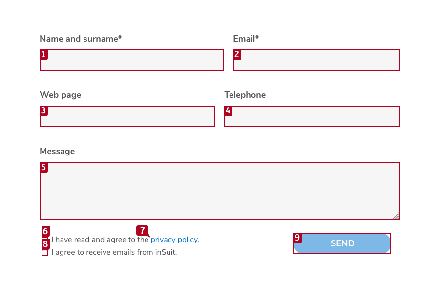 Can I fill out forms with inSuit?