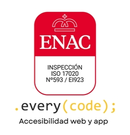 Logo correspondiente a la certificación ENAC